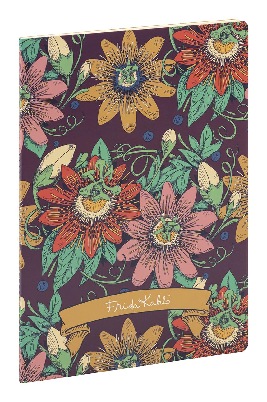 clairefontaine-frida-kahlo-heft-din-a4-48-blatt-liniert-fadenbindung-90g-elfenbe image 1