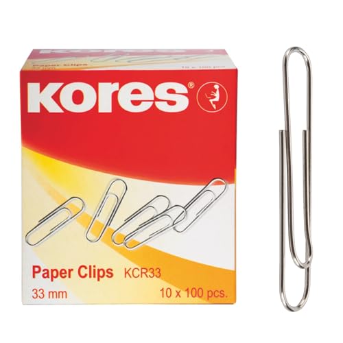 kores-metall-papierklammern-33-mm-verzinkt-1000-st-ck-10x100 image 3