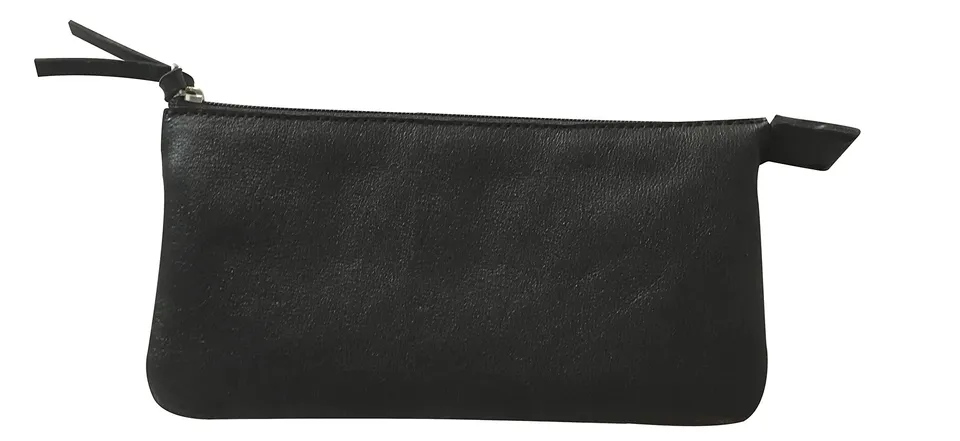 clairefontaine-410006c-schlamperm-ppchen-aus-lammleder-22x11-cm-schwarz image 1