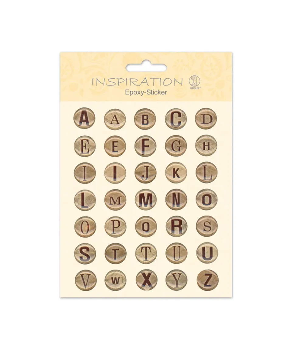 ursus-59750008-epoxy-sticker-buchstaben-35-st-ck-kunstharz-selbstklebend image 1