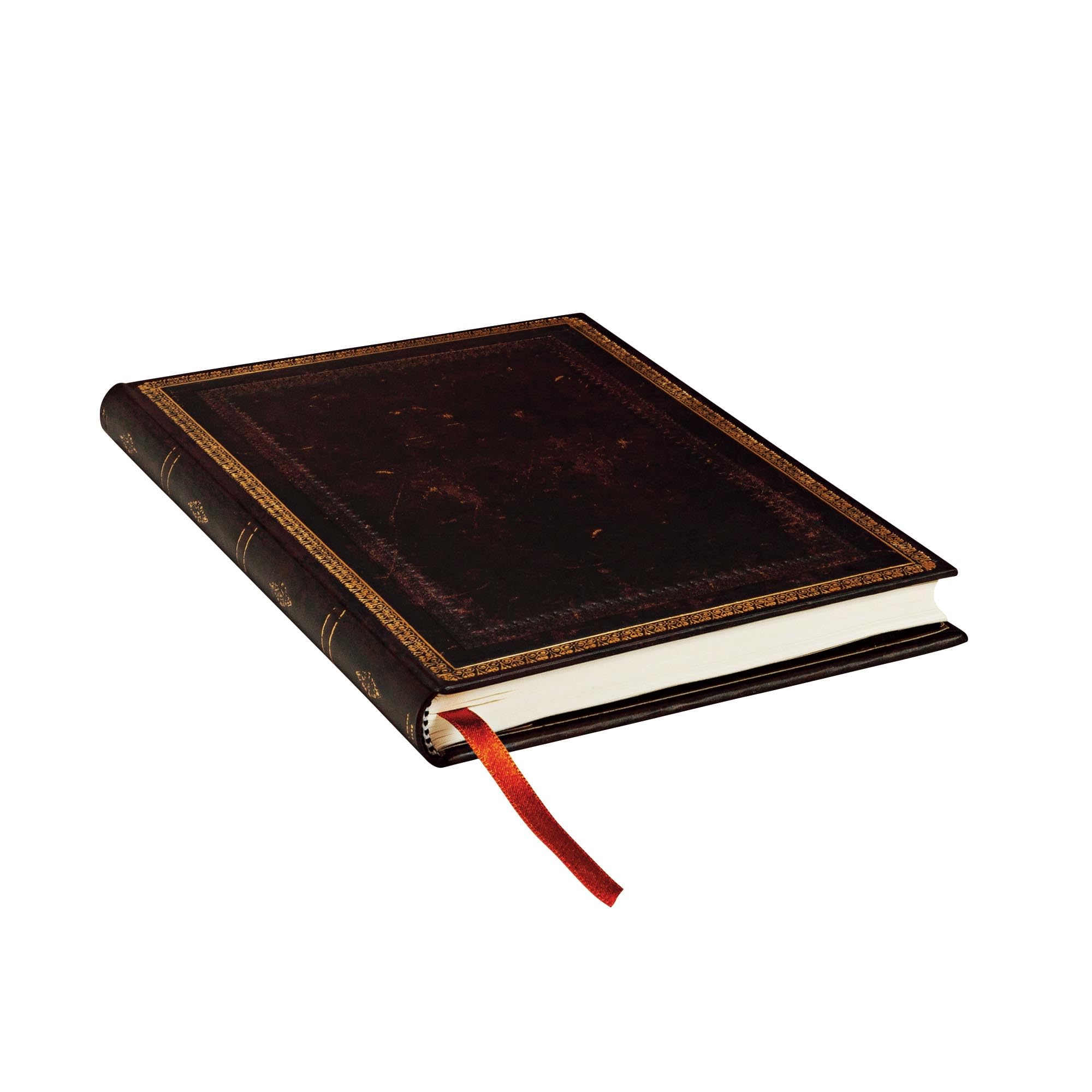 paperblanks-pb3519-0-notizbuch-midi-liniert-180x130mm-black-moroccan-old-leather image 3