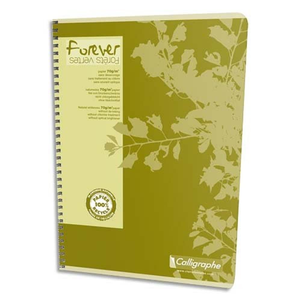 clairefontaine-forever-spiralheft-din-a4-kariert-50-blatt-recycling image 3