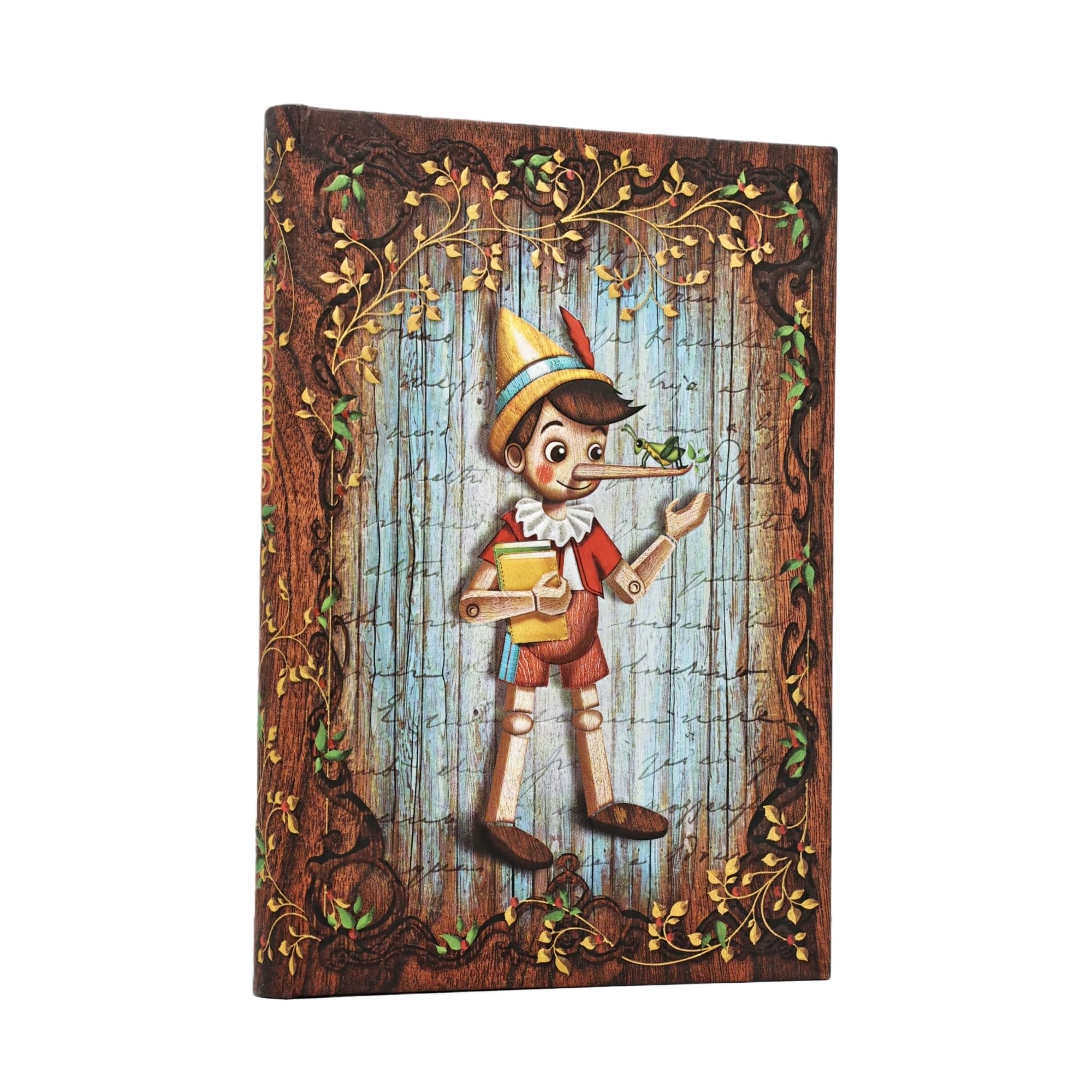 paperblanks-carlo-collodi-pinocchio-midi-journal-liniert-hardcover-mit-gummiband image 1