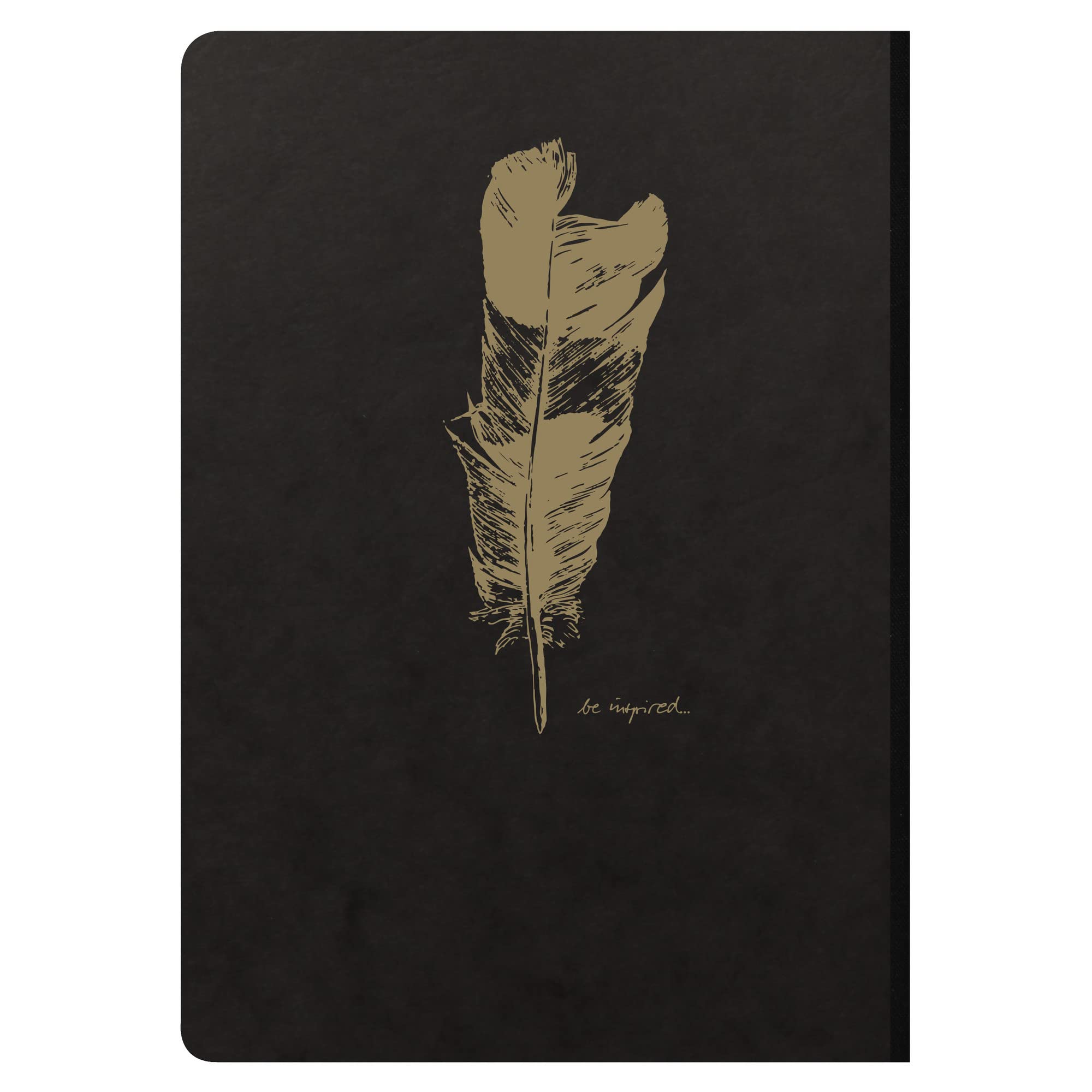 clairefontaine-102546c-flying-spirit-notizbuch-liniert-din-a5-96-blatt-schwarz image 3