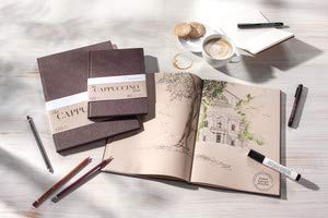 hahnem-hle-the-cappuccino-book-skizzenbuch-a5-40-blatt-120g-hellbraun image 4