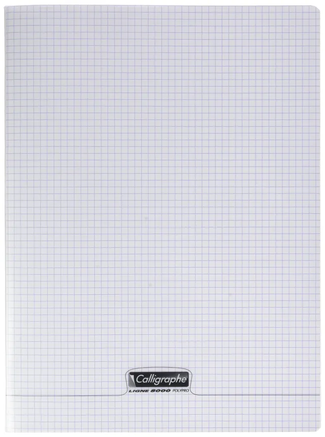 clairefontaine-calligraphe-schulheft-din-a4-24x32cm-kariert-96-blatt-transparent image 1
