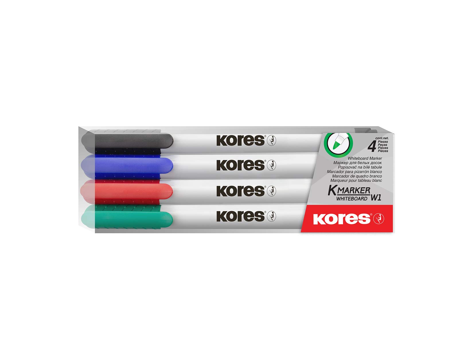 kores-k-marker-whiteboard-marker-fein-4-farben-set image 1
