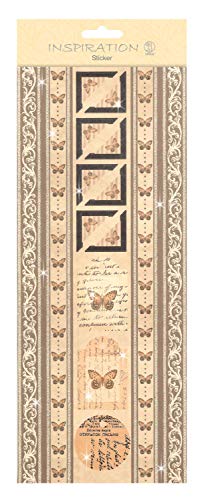 ursus-59700002-flat-sticker-borders-beige-mit-glitter-selbstklebend image 2