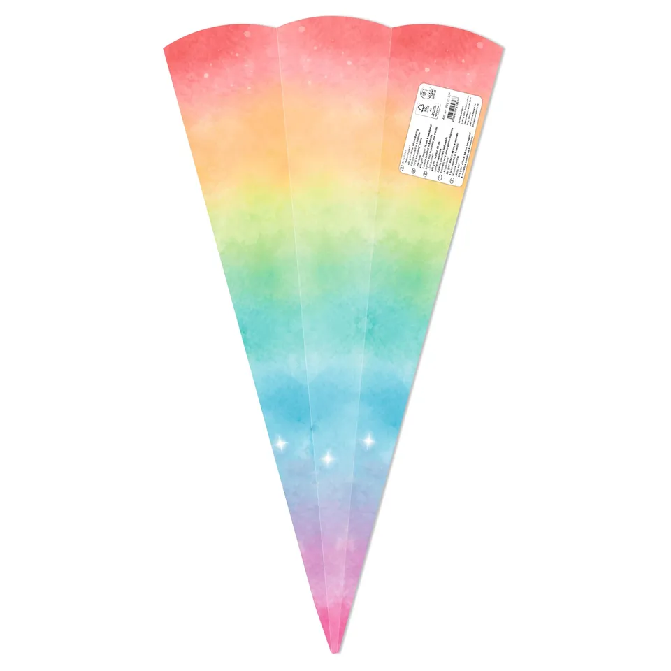 ursus-992-00-03f-schult-ten-regenbogen-5-st-ck-bastel-rohlinge-68-cm image 1