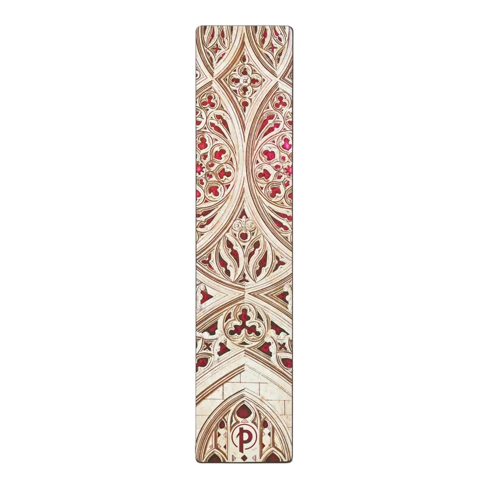 paperblanks-vault-of-the-milan-cathedral-burgundy-duomo-di-milano-lesezeichen image 1