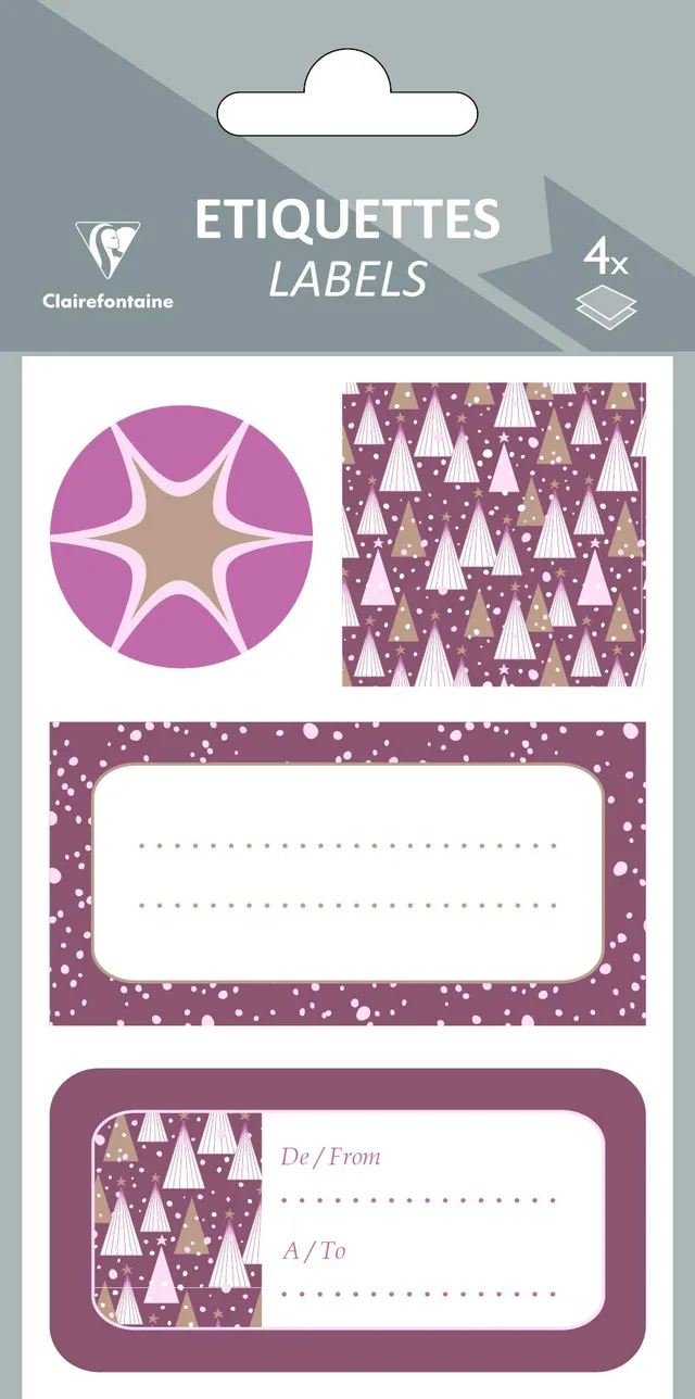 clairefontaine-201734c-geschenketiketten-selbstklebend-fuchsia-16-etiketten image 1