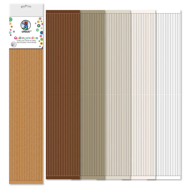 ursus-57510007-quillingstreifen-360-st-ck-5-mm-braunt-ne-47-5-cm image 1