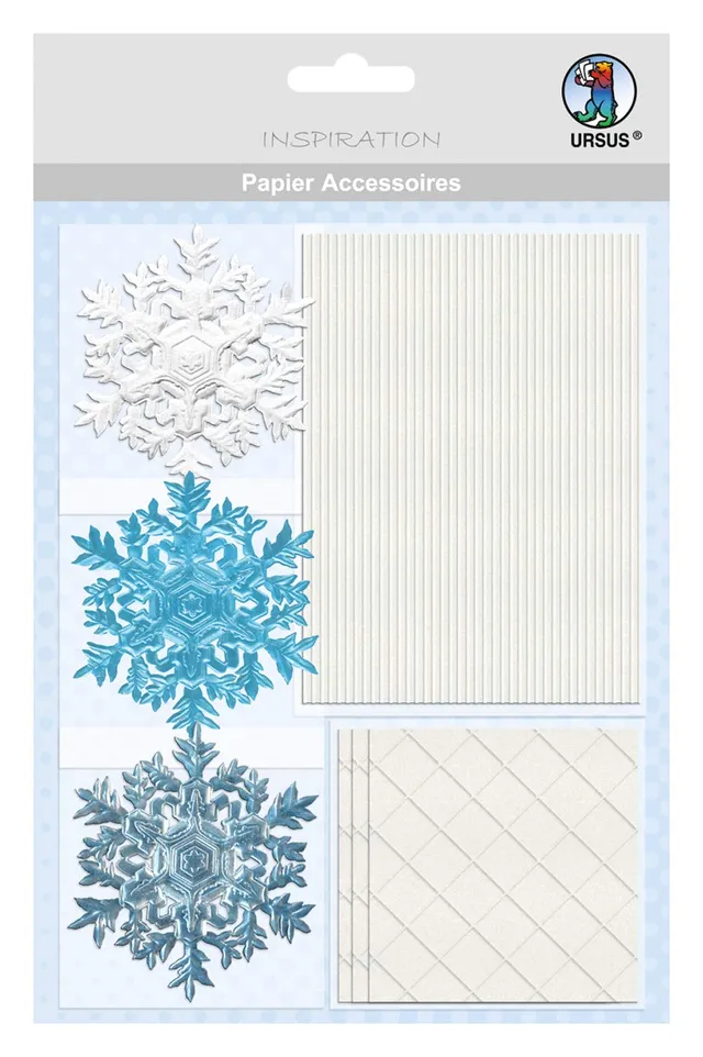 ursus-56500016-papier-accessoires-weihnachtliche-motive-16-36-st-ck-blau-silber- image 1