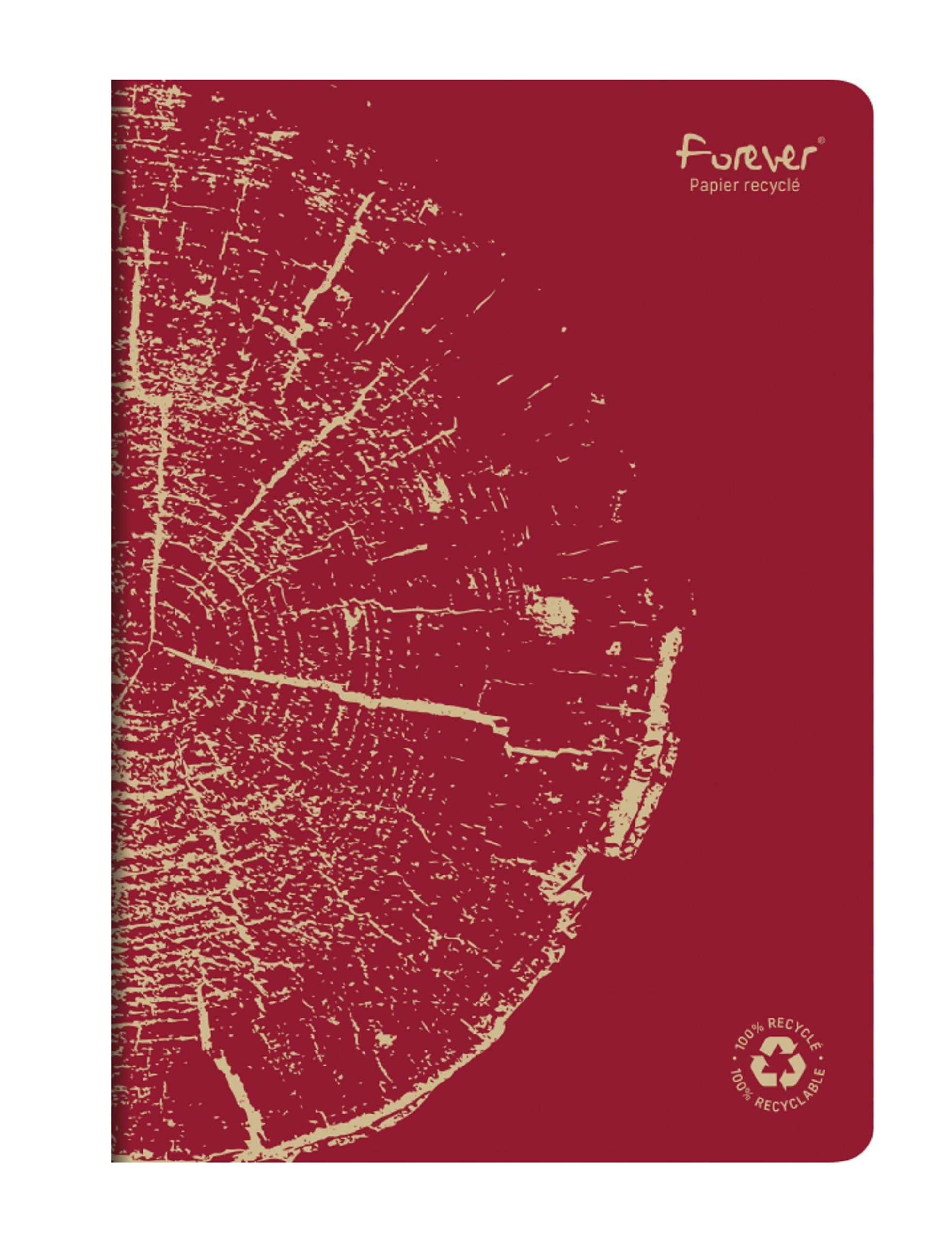 clairefontaine-forever-premium-heft-a4-liniert-48-blatt-90g-recycling-dunkelgrau image 6
