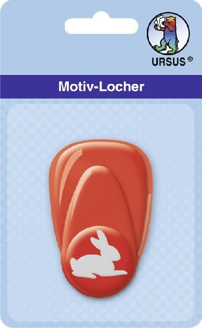 ursus-motivlocher-mit-hebel-klein-hase-rot-16-mm image 4