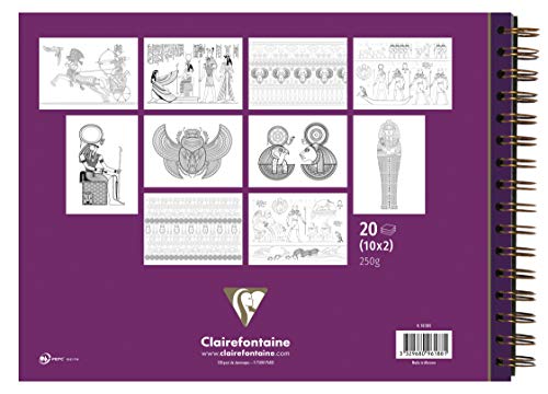clairefontaine-96188c-ausmalblock-gypten-32x24-cm-20-blatt-250g image 8