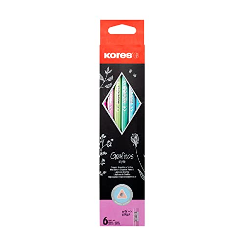 kores-grafitos-style-graphitstifte-hb-vorgespitzt-6er-pack image 6