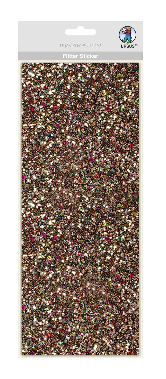 ursus-59470004-flitter-sticker-champagner-12-x-29-cm-selbstklebend image 1