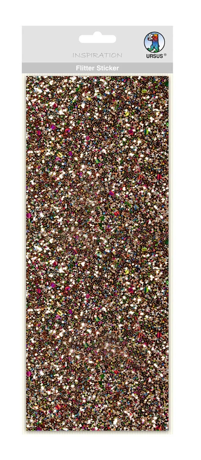 ursus-59470004-flitter-sticker-champagner-12-x-29-cm-selbstklebend image 1