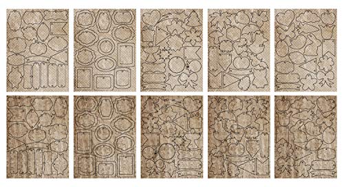 ursus-40980003-paper-tags-vintage-3-musik-300-g-qm-5-blatt-mit-96-teilen image 8