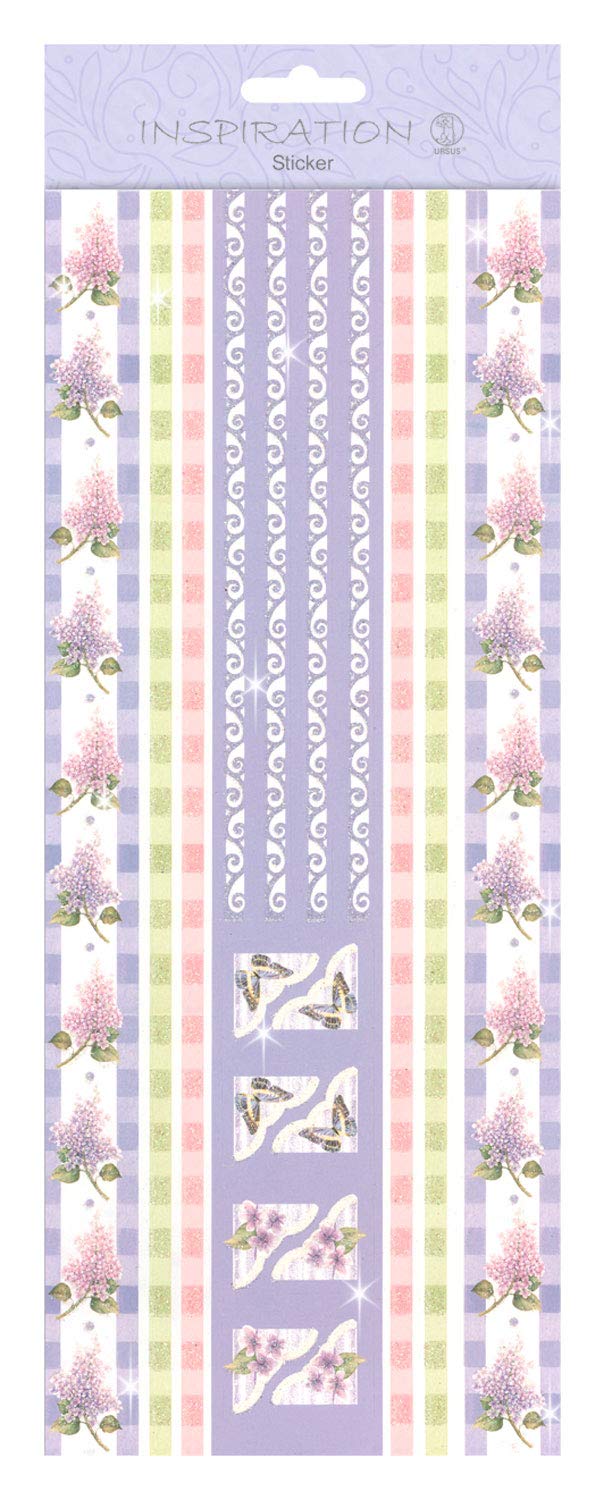 ursus-flat-sticker-borders-flieder-flache-selbstklebe-sticker-12-x-30-cm-mit-gli image 1