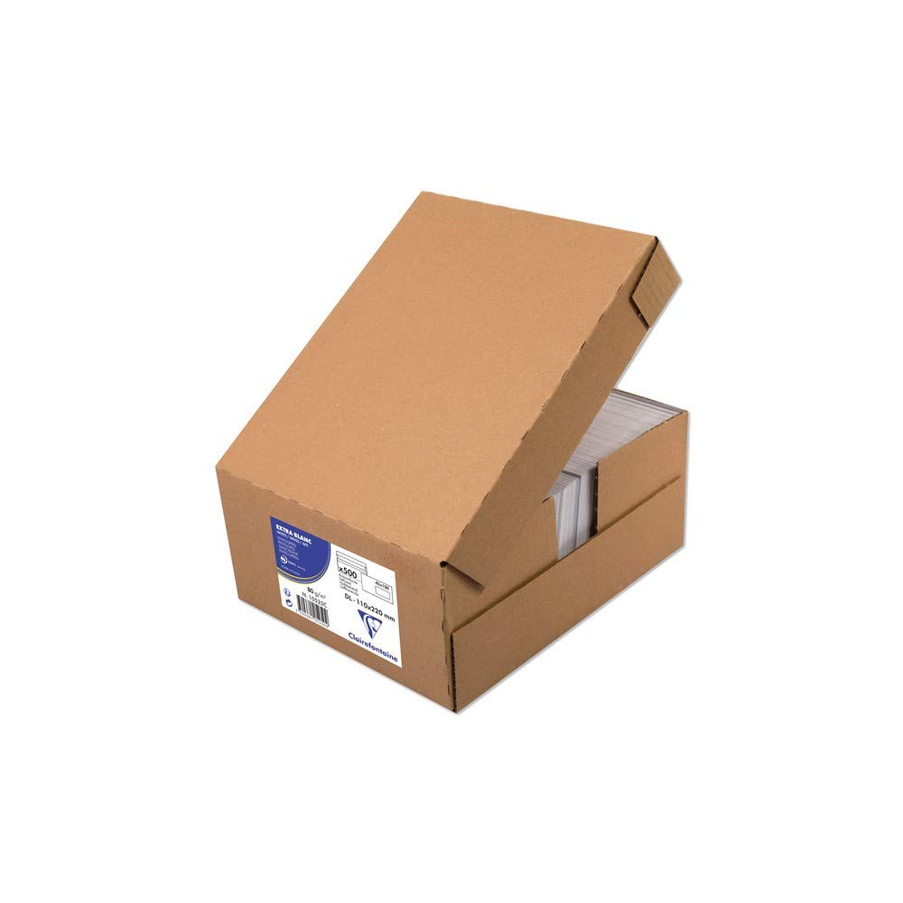 clairefontaine-10525c-umschl-ge-11x22-cm-wei-mit-fenster-selbstklebend-500-st-ck image 3