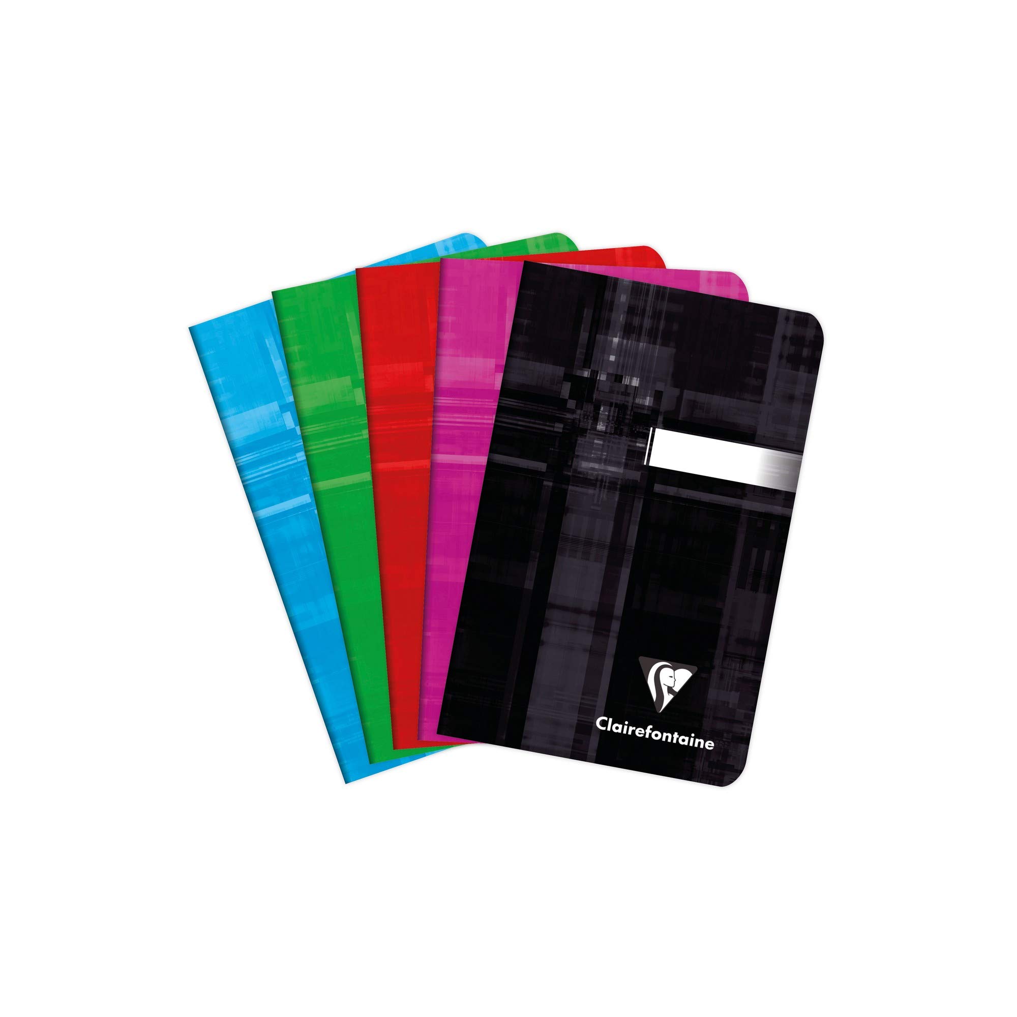 clairefontaine-calligraphe-heft-set-4x-48-blatt-9-x-14-cm-kariert-90-g-sortiert image 1