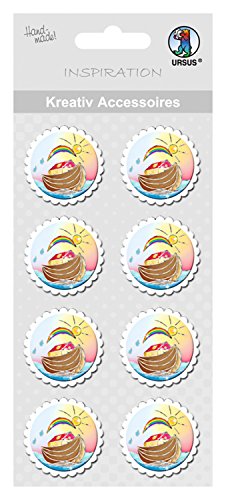ursus-kreativ-accessoires-bunte-arche-selbstklebend-8-st-ck image 2