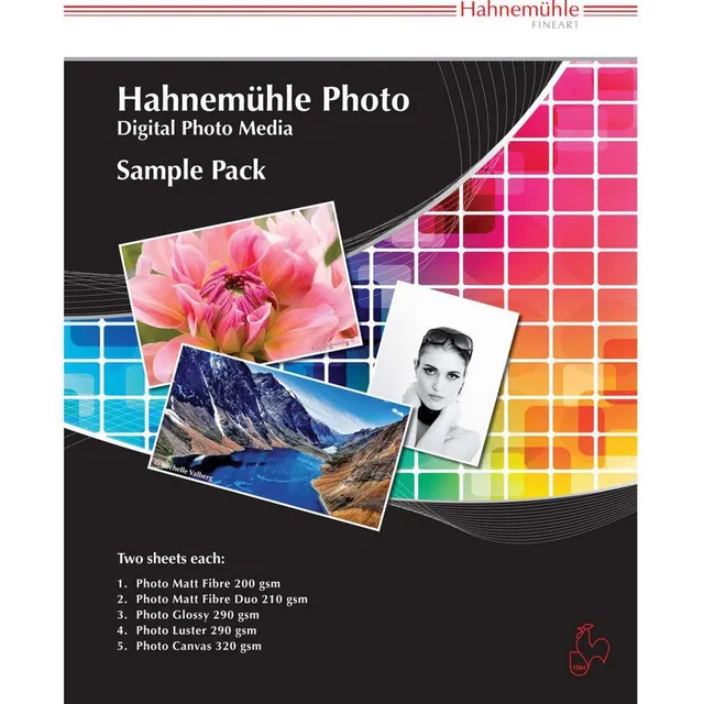 hahnem-hle-photo-sample-pack-din-a4-10-testpapiere-200-310-g-m image 1