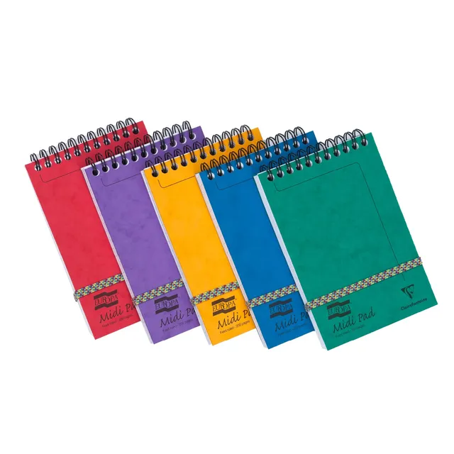 clairefontaine-europa-midi-pad-10er-pack-10-2x15-2-cm-100-blatt-90g-liniert-mikr image 1