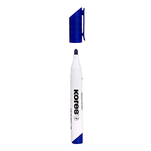 kores-k-marker-xw1-whiteboard-marker-blau-rundspitze-12er-pack image 8
