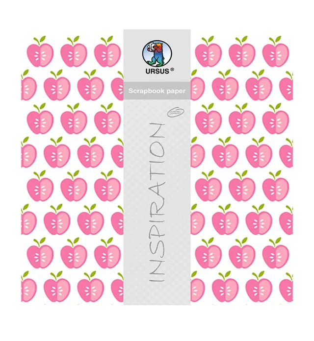 ursus-709400121-scrapbook-papier-lotta-2-30-5-x-30-5-cm-190-g-qm-5-blatt-motiv-1 image 1