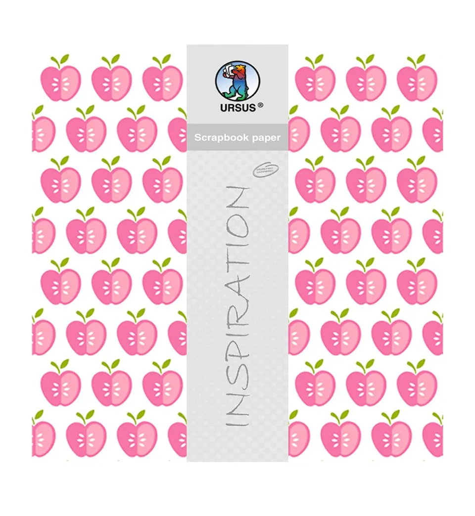 ursus-709400121-scrapbook-papier-lotta-2-30-5-x-30-5-cm-190-g-qm-5-blatt-motiv-1 image 1