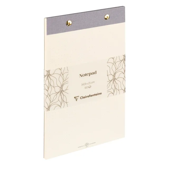 clairefontaine-inspire-116093c-notizblock-din-a5-punktkariert-60-blatt-elfenbein image 1