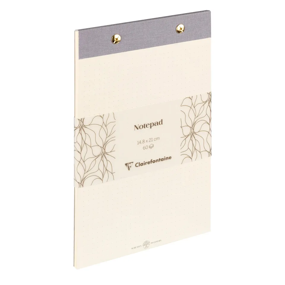 clairefontaine-inspire-116093c-notizblock-din-a5-punktkariert-60-blatt-elfenbein image 1