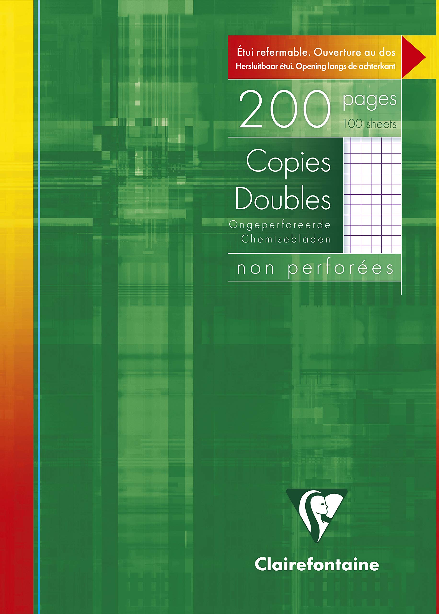 clairefontaine-5722c-kanzleib-gen-din-a4-kariert-packung-mit-100-blatt image 1