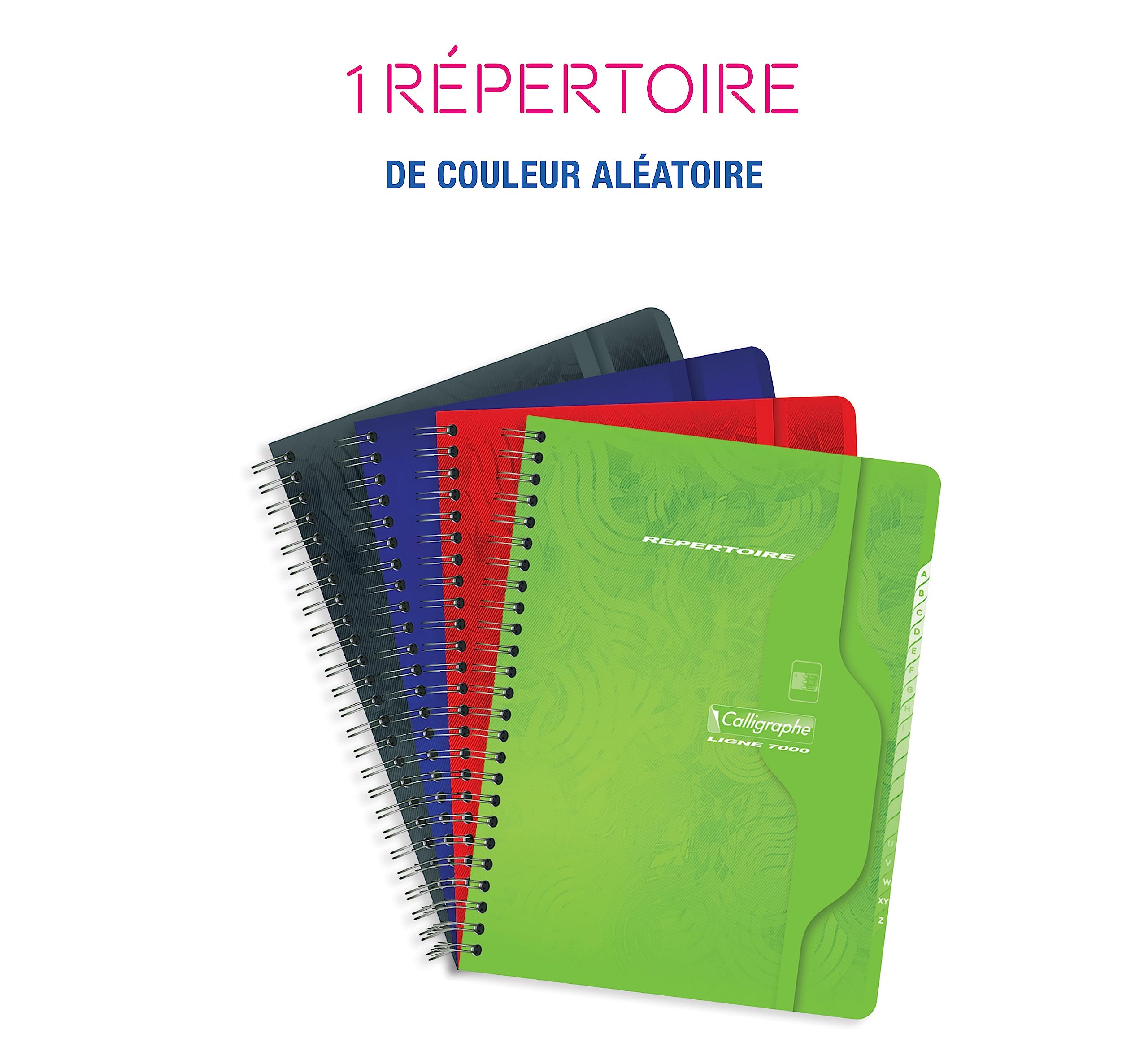 clairefontaine-257c-calligraphe-adressbuch-mit-spiralbindung-17x22cm-90-blatt-ka image 2