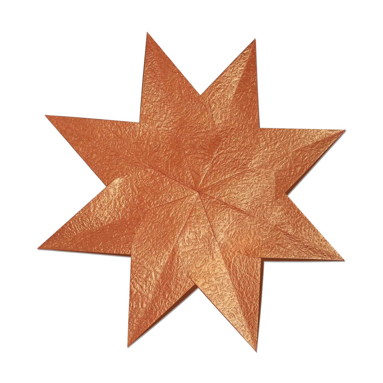 ursus-weihnachtsstern-stella-crush-paper-faltstern-set-kupfer-rot-metallic image 3