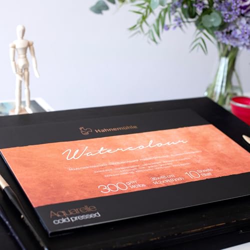 hahnem-hle-aquarell-satin-block-24-x-32-cm-300-g-m-hot-pressed image 4