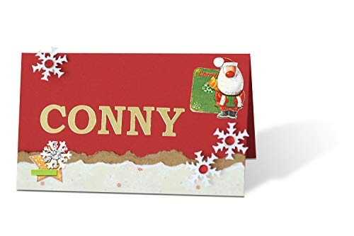 ursus-564000250-kreativ-accessoires-weihnachtsmann-und-schneestern-6-selbstklebe image 4