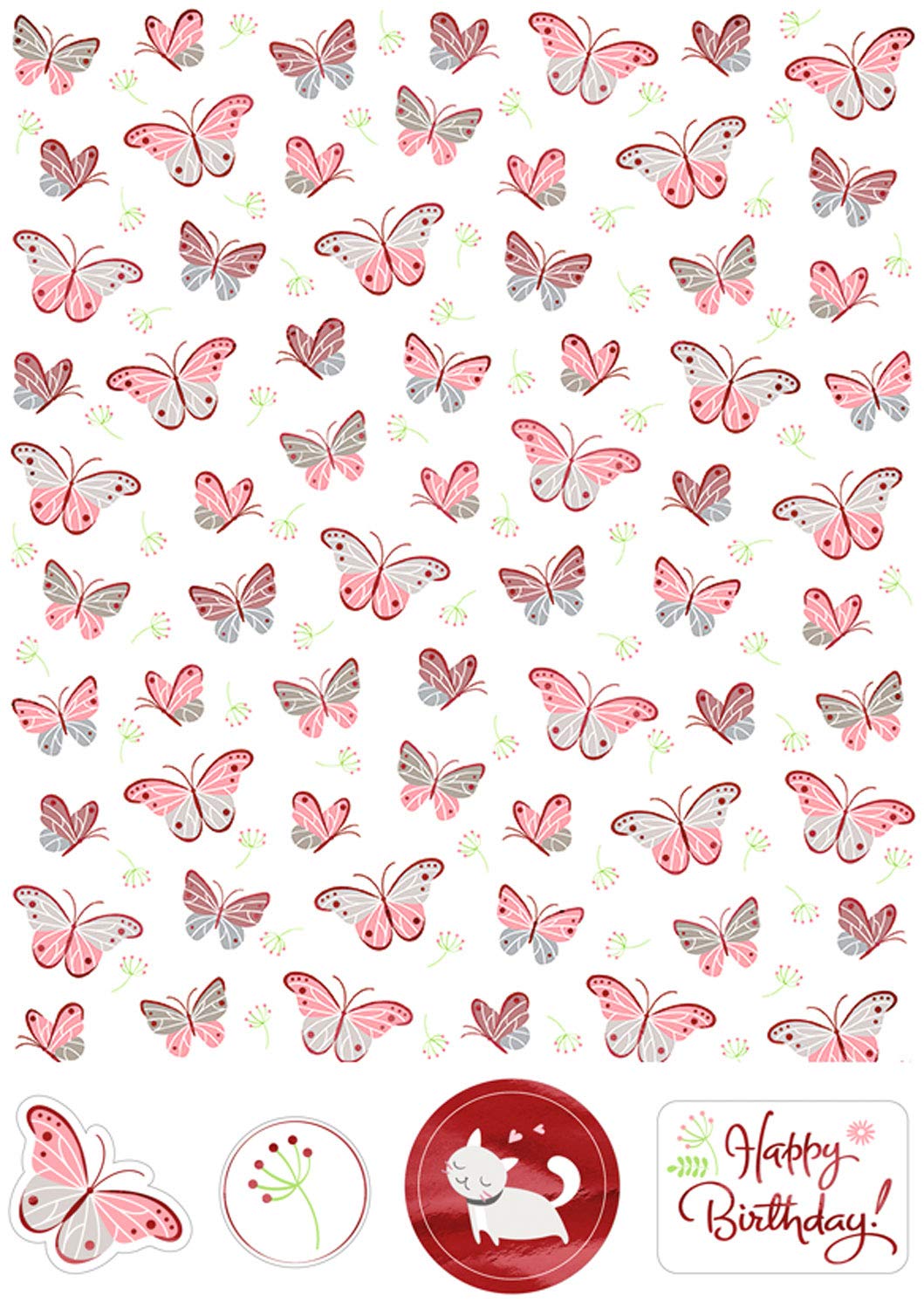 ursus-62454602f-designkarton-romance-din-a4-220-g-qm-5-blatt-20-sticker image 4