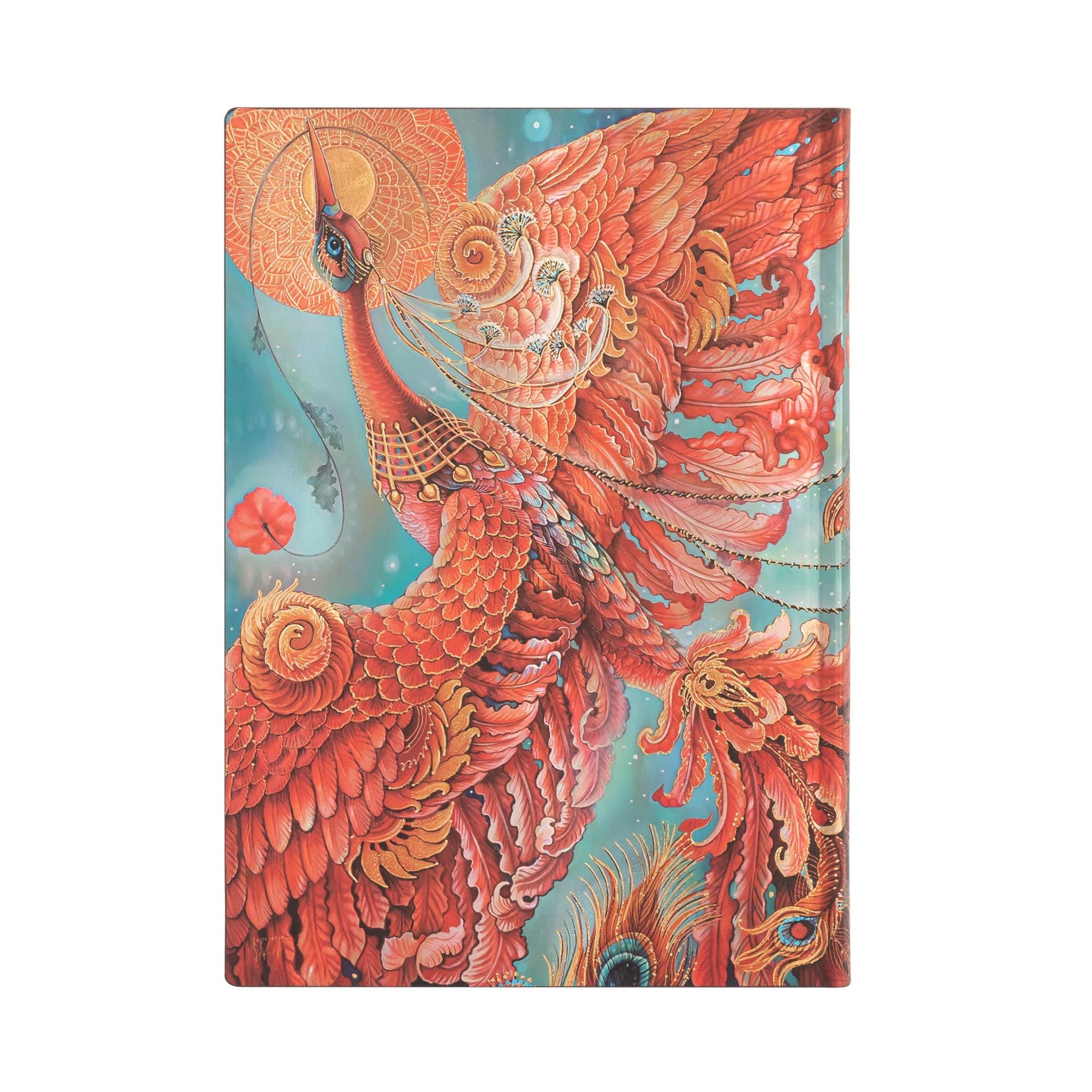 paperblanks-firebird-birds-of-happiness-midi-liniert-flexi-softcover-journal image 2