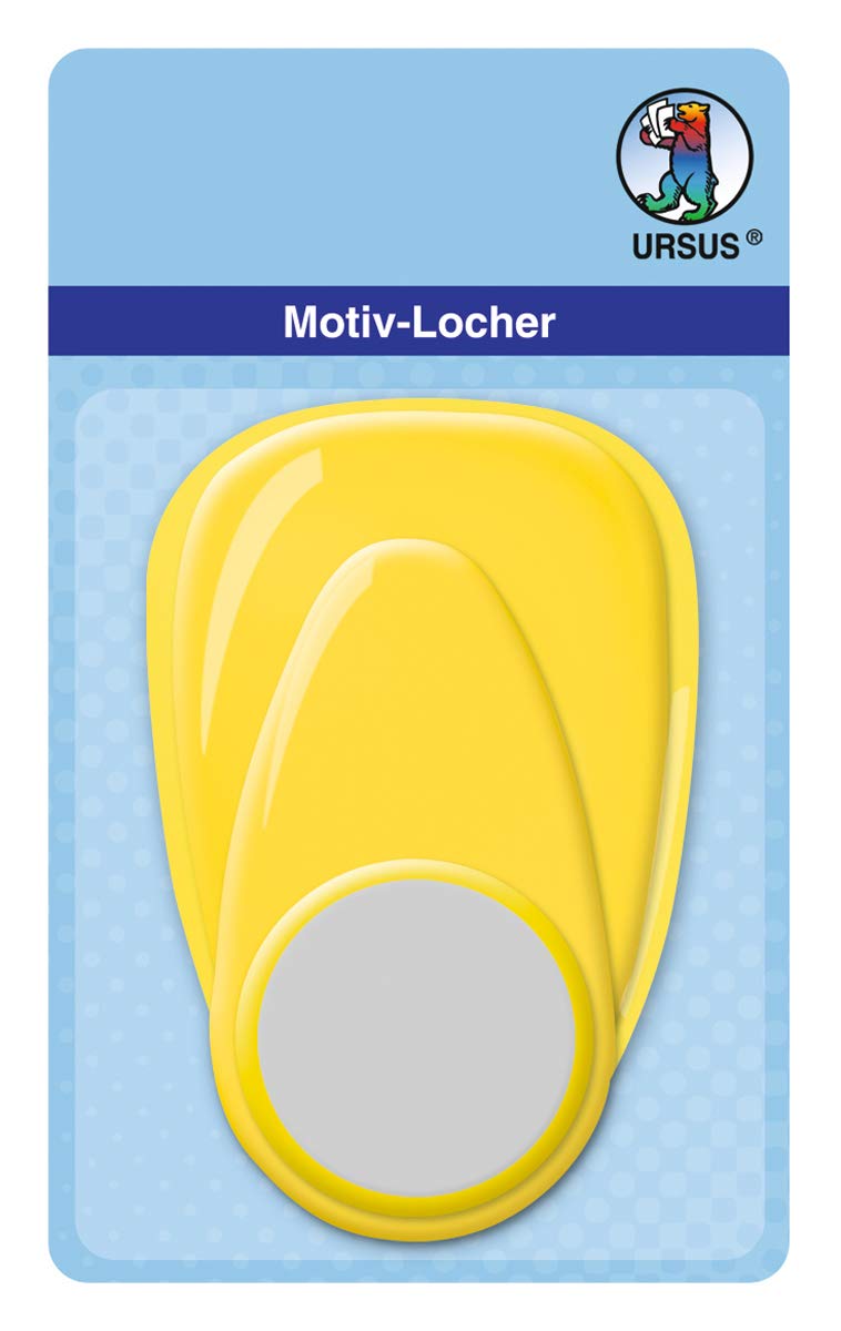 ursus-19490003-motivlocher-mit-hebel-gro-kreis-38-1-mm-gelb image 1