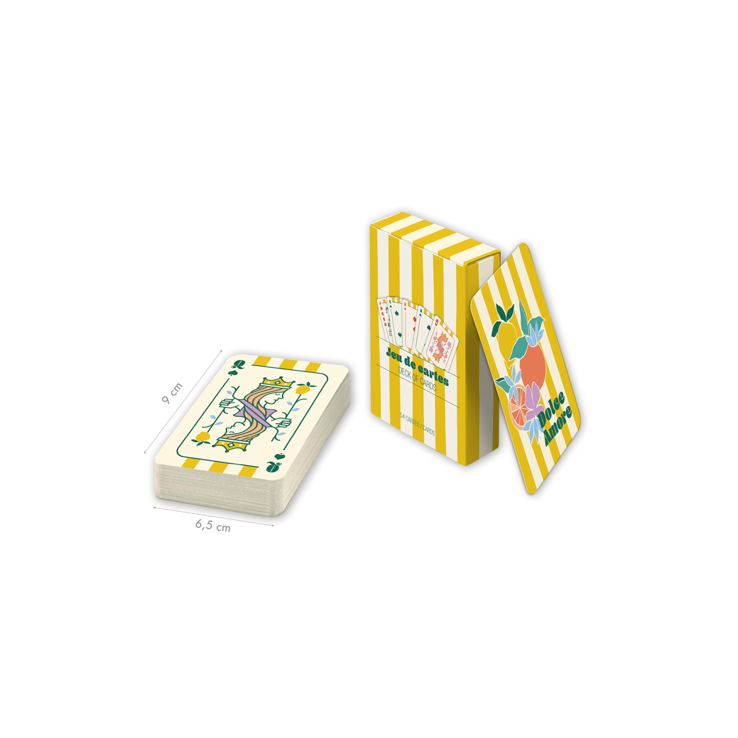clairefontaine-dolce-amore-kartenspiel-54-karten-9-x-6-5-cm-sonnendesign image 2