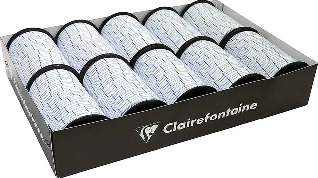 clairefontaine-612703c-geschenkb-nder-set-10-spulen-wei-10-m-x-10-mm image 1
