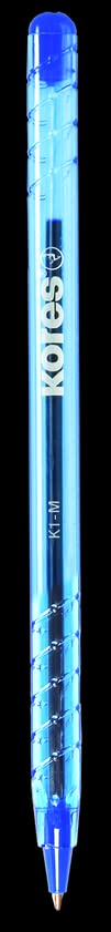 kores-k1-kugelschreiber-blau-0-7-mm-ergonomischer-biro-dreikant-12er-pack image 5