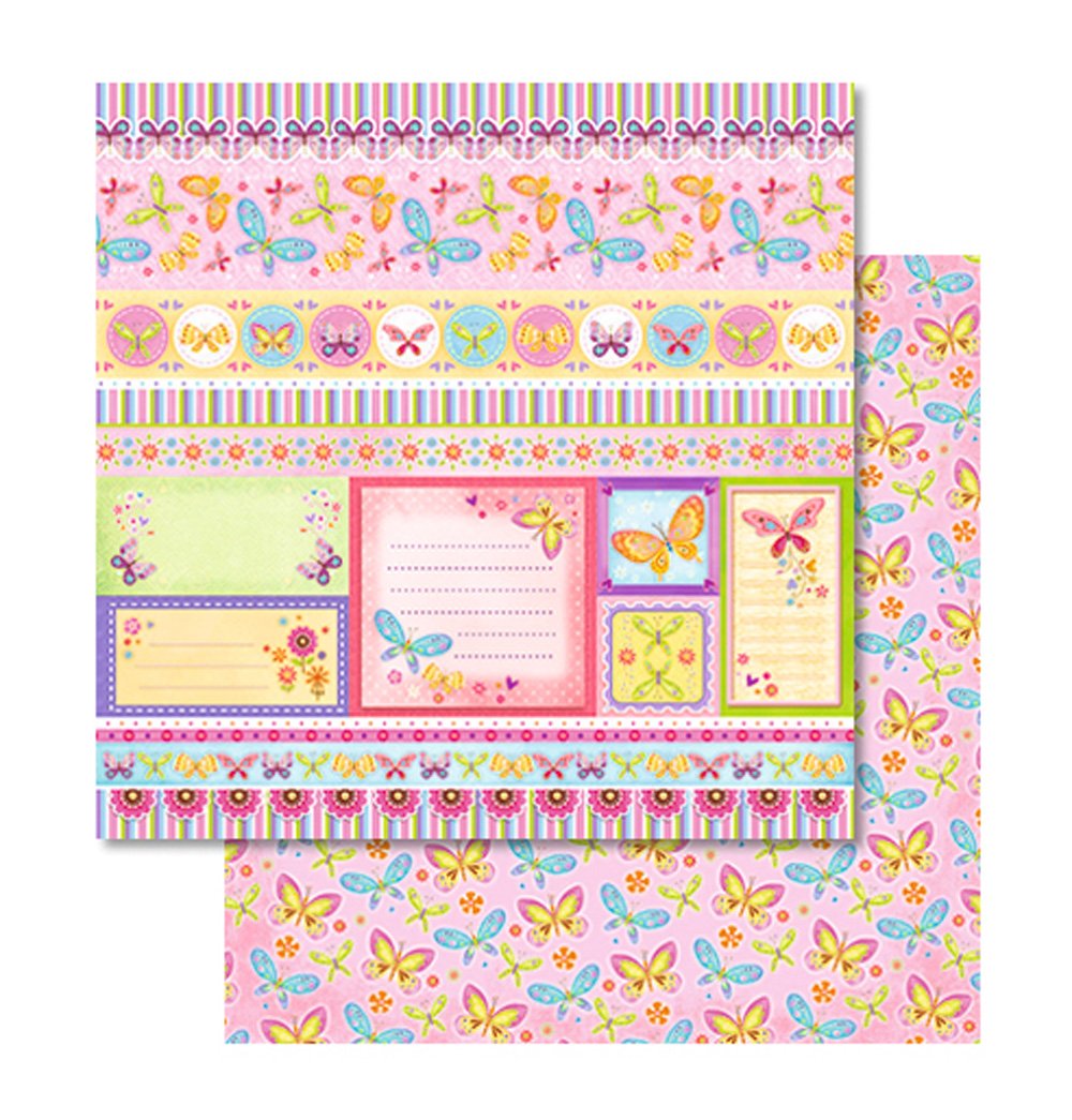 ursus-premium-glitter-scrapbook-paper-schmetterlinge-2-30-5-x-30-5-cm-190-g-qm-5 image 2