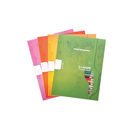 clairefontaine-calligraphe-551c-zeichenheft-17x22-cm-blanko-90g-farbig-sortiert image 8