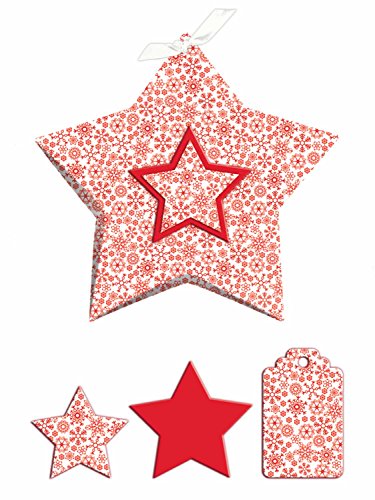 ursus-5090002-geschenkbox-stella-schneestern-rot-5-boxen-aus-fotokarton-15-tags image 4