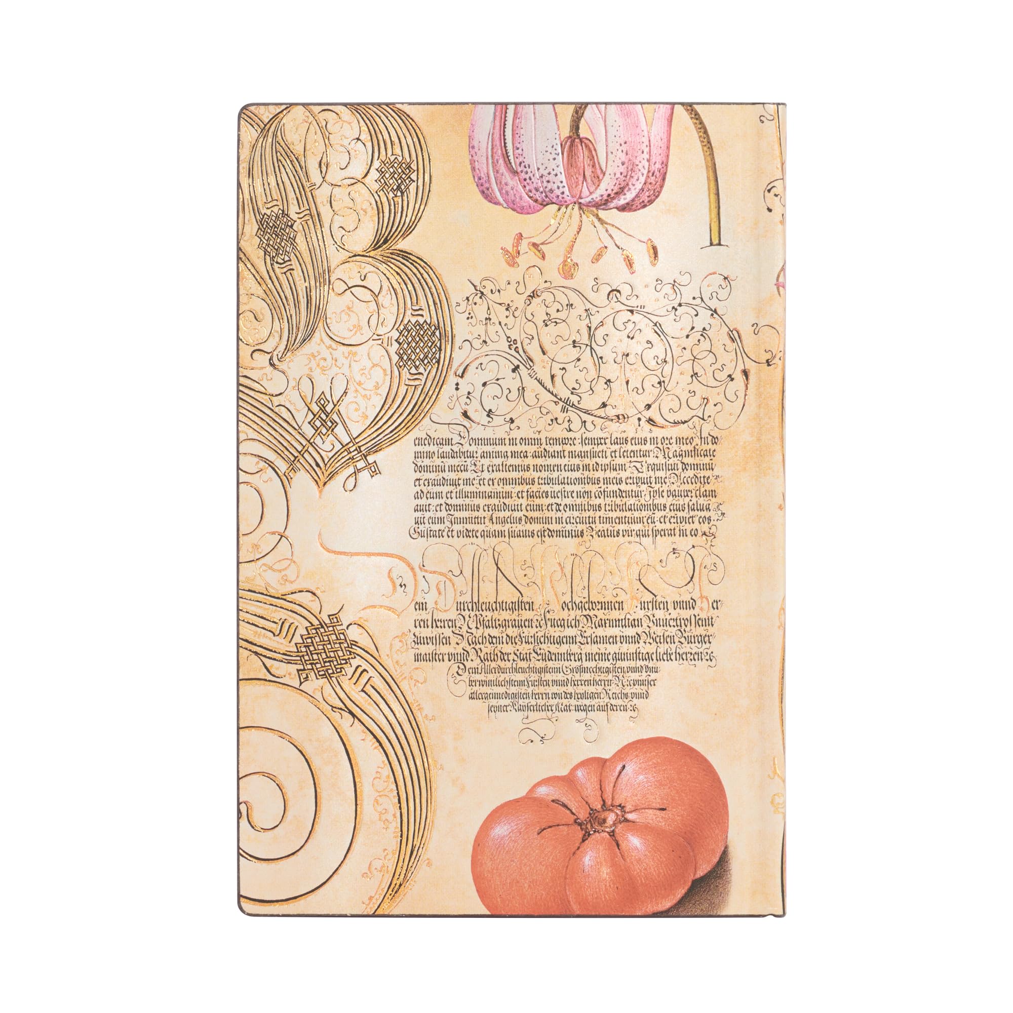 paperblanks-lily-tomato-mira-botanica-mini-notizbuch-liniert-flexi image 2
